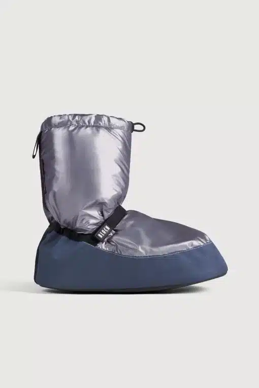 Metallic Pearl Warm up Booties - Grey - CHILD