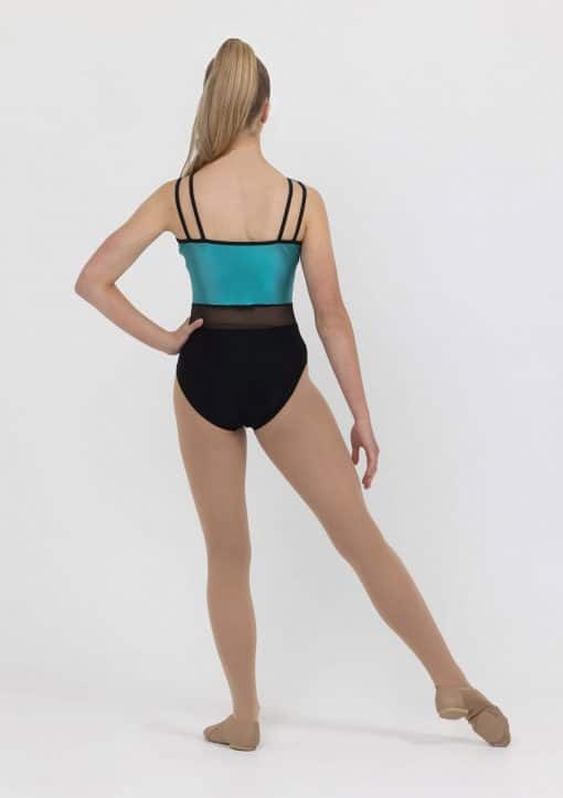 Samara Metallic Leotard - Emerald - ADULT - Image 2