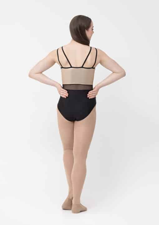 Samara Metallic Leotard - Rose Gold - CHILD - Image 2