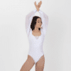 Natalie Leotard - White - ADULT
