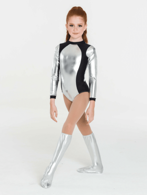Spats Shoe Covers - Metallic Silver - Image 2