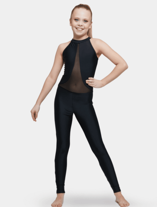 Mesh Unitard - Black - CHILD