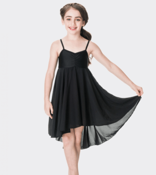 Princess Chiffon Dress - Black - CHILD - Image 2