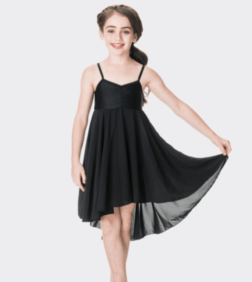 Princess Chiffon Dress - Black - CHILD - Image 2