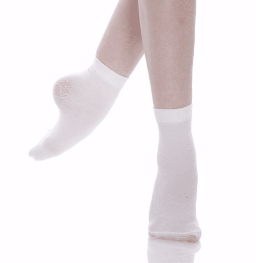 Dance Anklet Sock - White