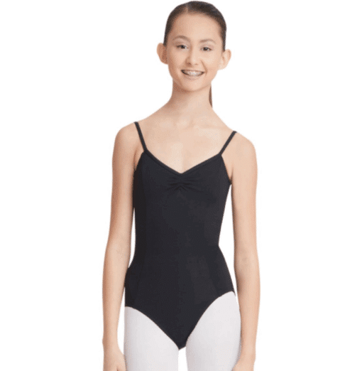 Camisole Adjustable Leotard - Black - ADULT