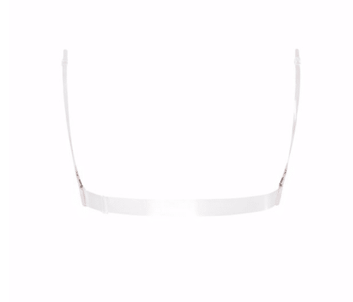 Clear Back Bra With Cups - Beige - ADULT - Image 2