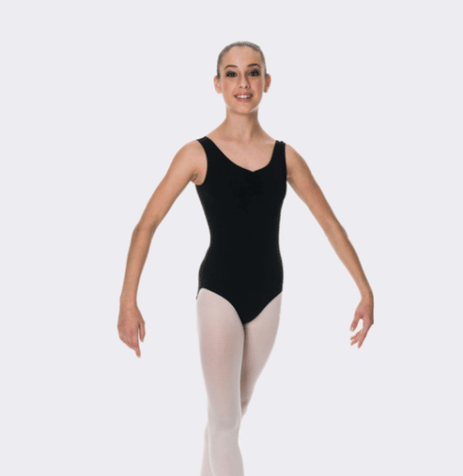 Classic Thick Strap Leotard - Black - ADULT
