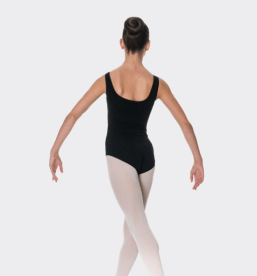 Classic Thick Strap Leotard - Black - ADULT - Image 2