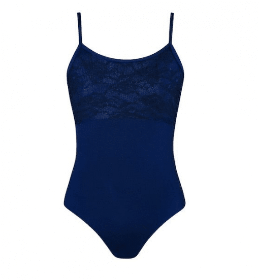 Viola Lace Leotard - Navy - ADULT