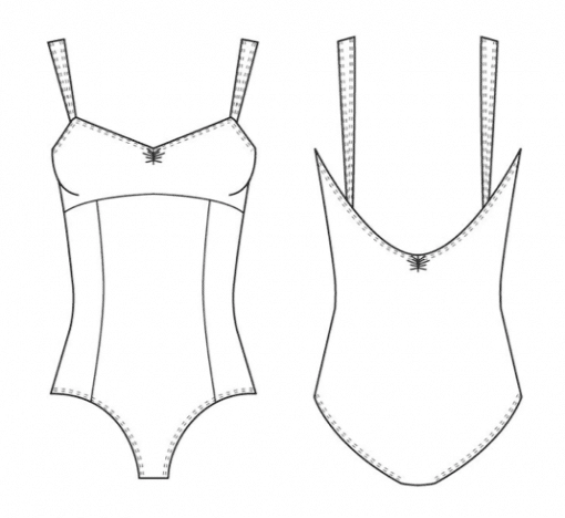 Paradise Leotard - Navy - ADULT - Image 3