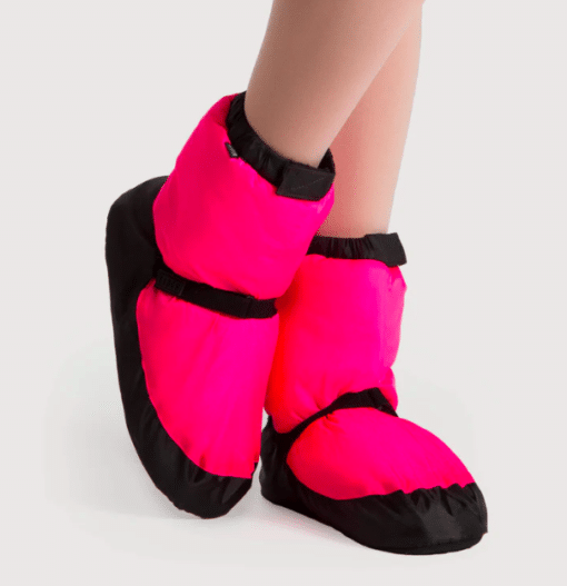 Warm Up Booties - Fluro Pink - CHILD