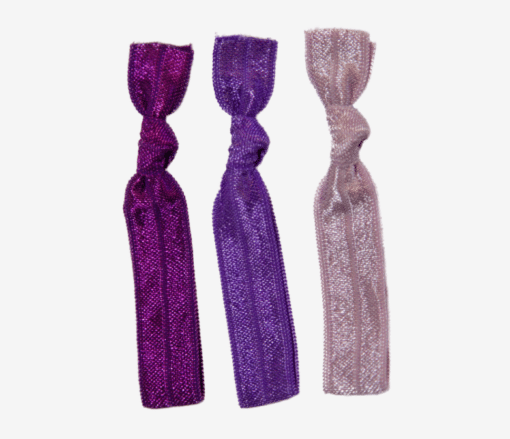 Stretch Wrist/Hair Ties - Purple