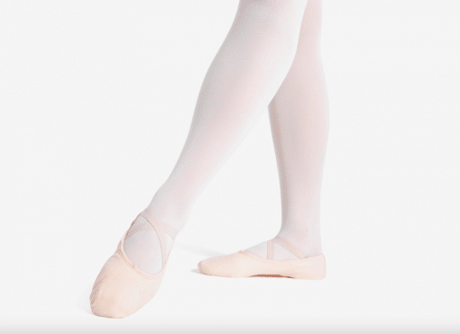 Juliet Leather Ballet Shoe - Theatrical Pink - CHILD - Image 2