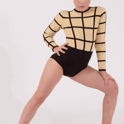 Cage Long Sleeve Leotard - CHILD