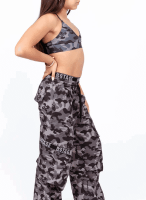 Upstage World Exposed Parachute Pant - Camo