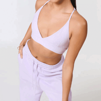 Upstage World Tap In Crop - Lavender