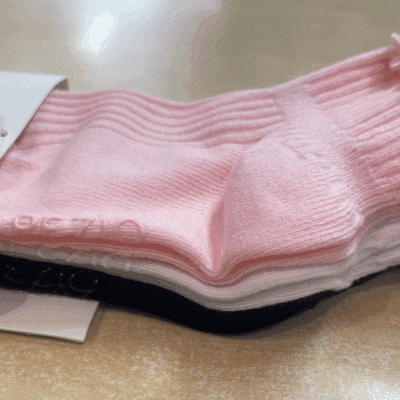 Childrens Scalloped edge sock - 3pk