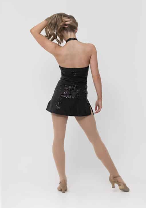 Sequin Jazz Dress - Black - ADULT - Image 2