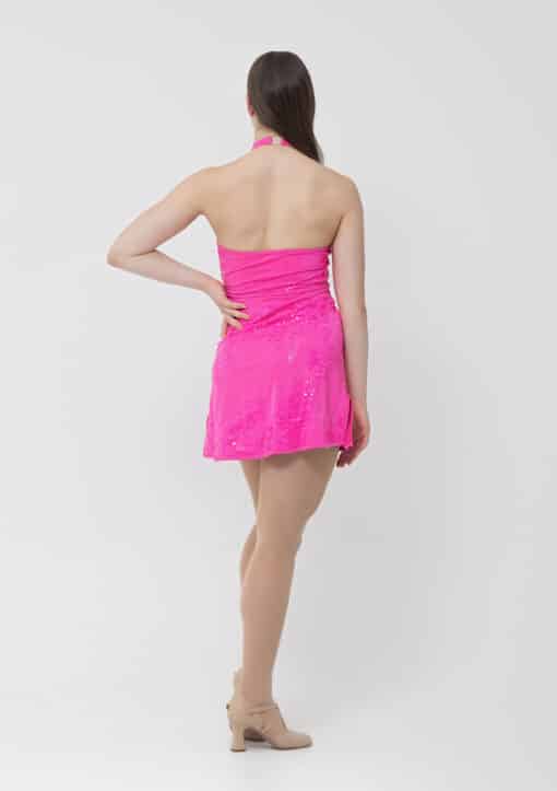 Sequin Jazz Dress - Hot Pink - ADULT - Image 2