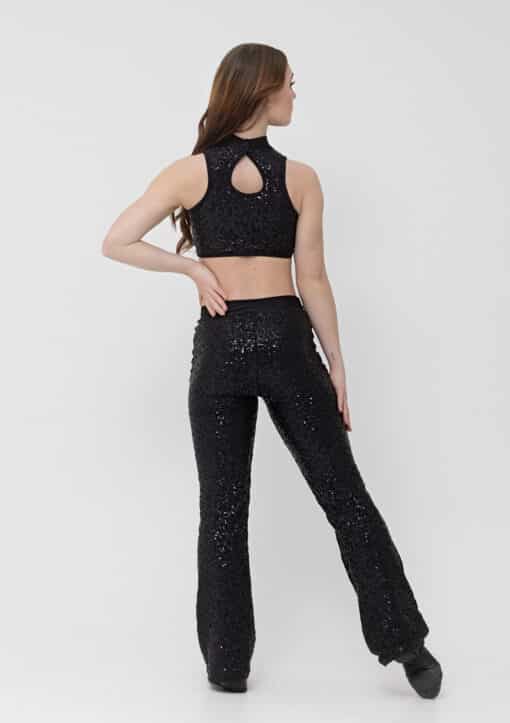 Sequin Stage Pants - Black - CHILD - Image 2