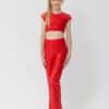 Sequin Stage Pants - Red - ADULT