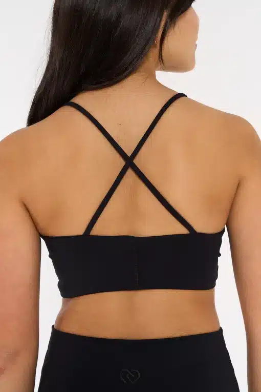 CD Knot Crop Top - Noir - Image 2