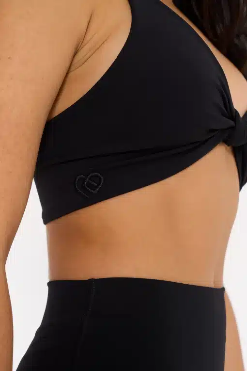 CD Knot Crop Top - Noir - Image 3