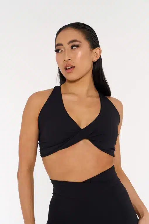 CD Twist Crop Top - Noir - Image 5