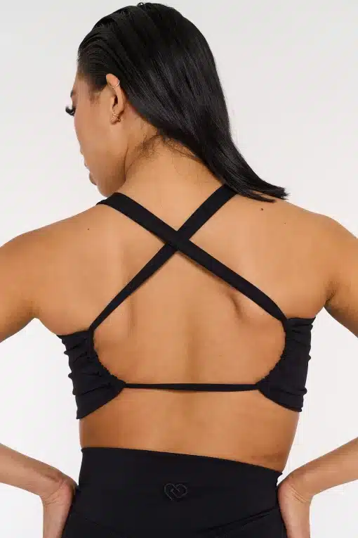 CD Twist Crop Top - Noir - Image 2