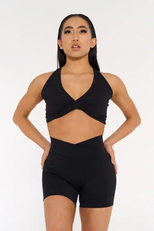 CD Twist Crop Top - Noir - Image 3