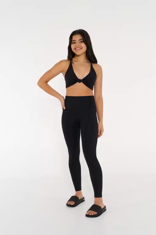 CD Knot Crop Top - Noir - Image 4