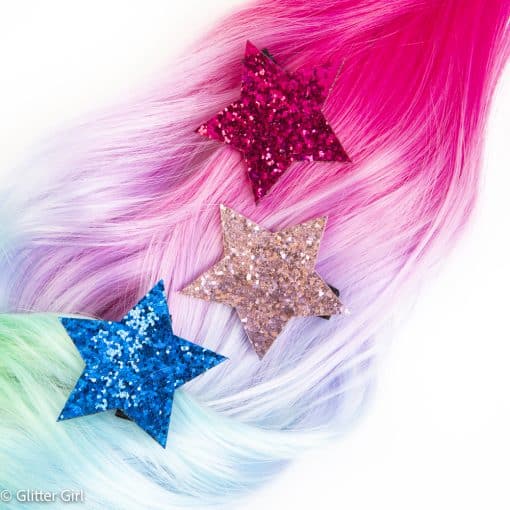 Star Hairclip - Hot Pink - Image 3