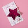 Star Hairclip - Hot Pink