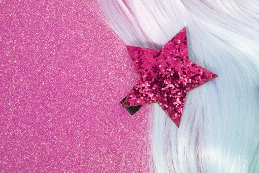 Star Hairclip - Hot Pink - Image 2