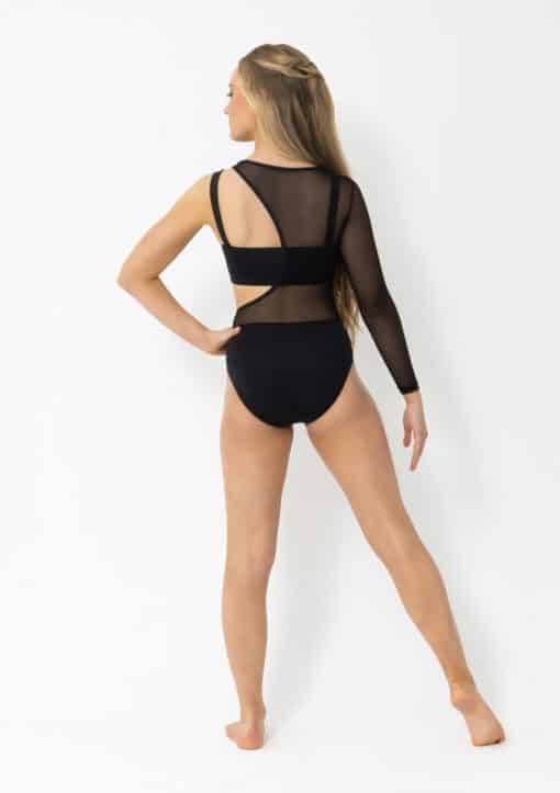 Tammy Mesh Leotard - Black - ADULT - Image 2