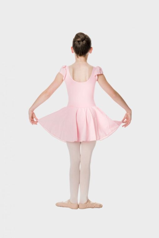 Cap Sleeve Chiffon Dress - Ballet Pink - CHILD - Image 2