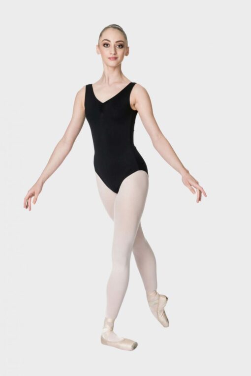 Thick Strap Leotard - Black - CHILD
