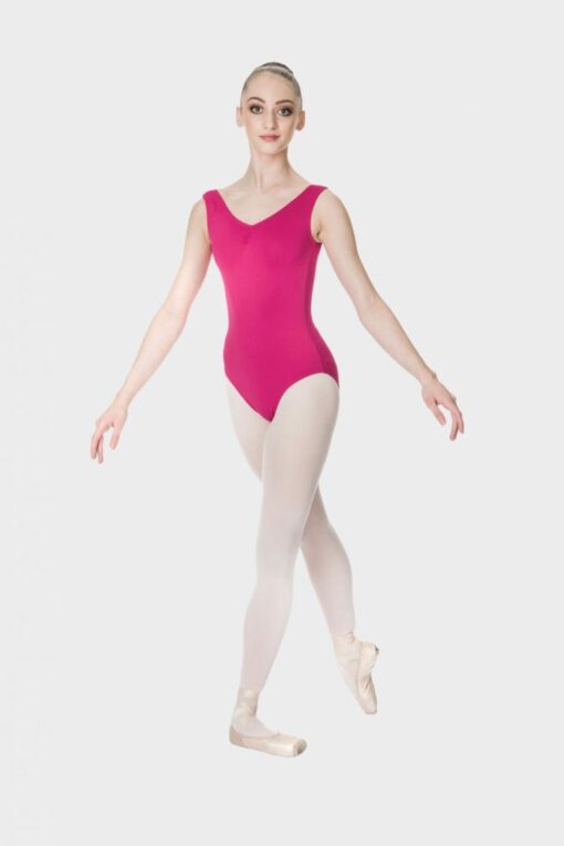 Thick Strap Leotard - Mulberry - CHILD