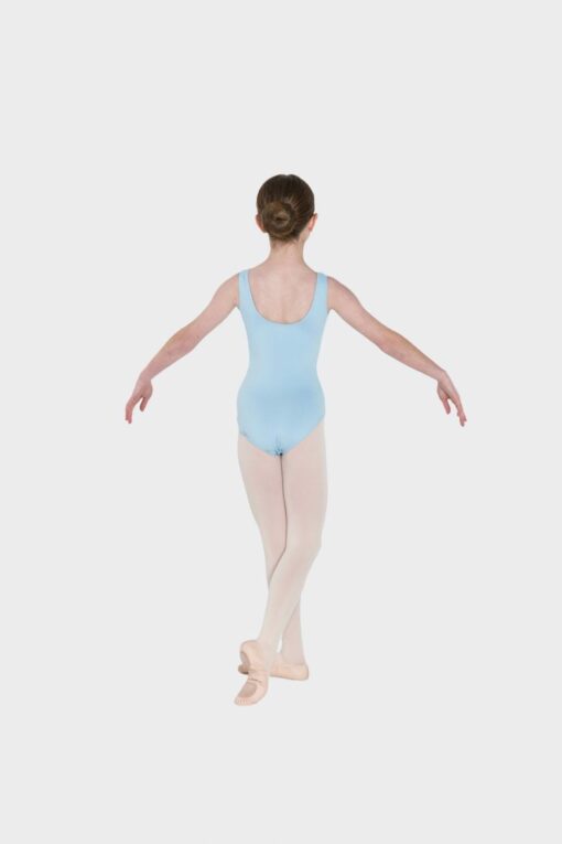 Thick Strap Leotard - Pale Blue - CHILD - Image 2