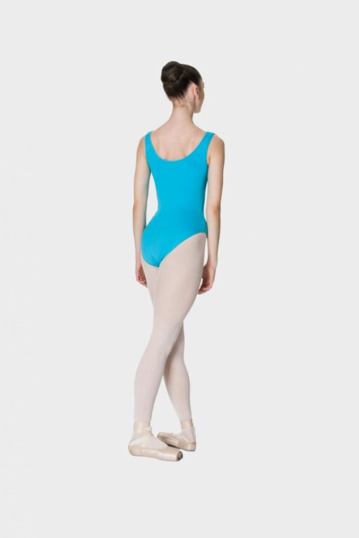 Thick Strap Leotard - Turquoise - ADULT - Image 2