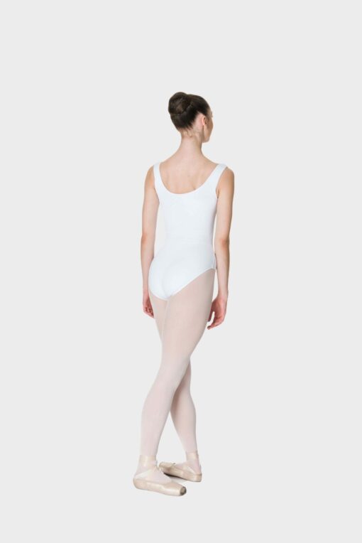 Thick Strap Leotard - White - CHILD - Image 2
