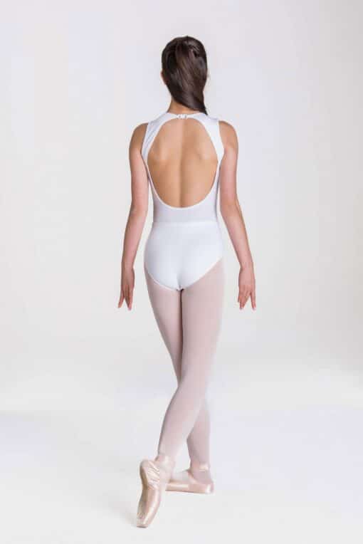 Chloe Leotard - White - CHILD - Image 2