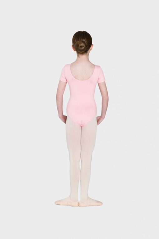 Short Sleeve Leotard - Ballet Pink - CHILD - Image 2