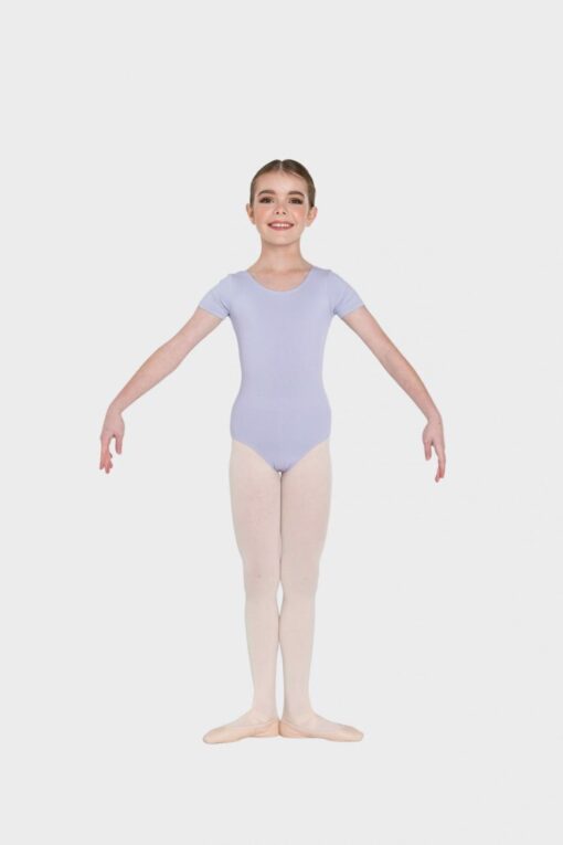 Short Sleeve Leotard - Lilac - CHILD