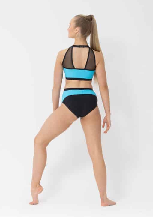 Tenille Crop Top - Neon Blue - CHILD - Image 2