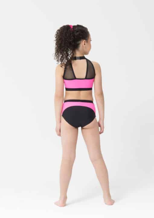 Tenille Crop Top - Neon Pink - CHILD - Image 2