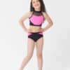 Tenille Briefs - Neon Pink/Black - CHILD