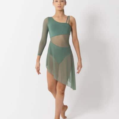 Tasha Lyrical Dress - Forest Green - ADULT