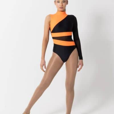 Twilight Leotard - Black/Orange - CHILD